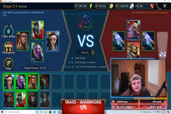 Raid Shadow Legends… But with other people… and we dungeon crawl until we can’t anymore… #ad #Shadow Legends