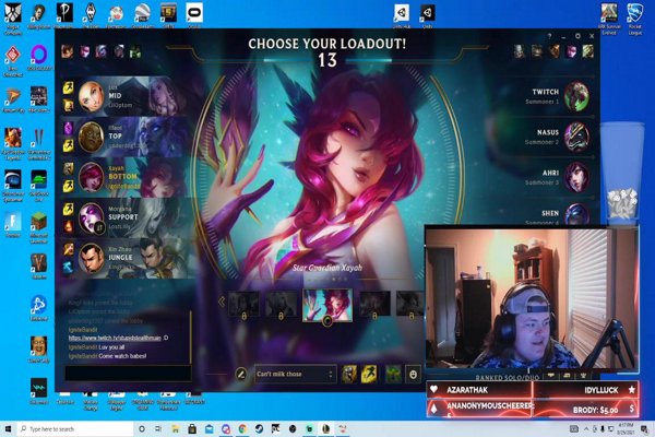 I go live on the ending scene because im built different on league… Watch me int babes?