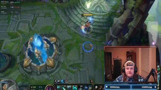 I try a new lane on League of legends while losing hope in the game at hte same time, come see me get angy, and maybe cast?
