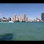 sitting at the Detroit River waiting for people to show up for a ride!