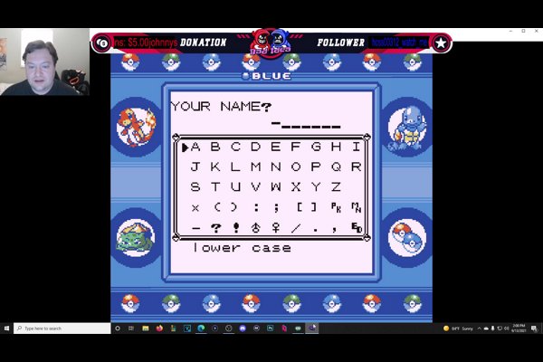 Pokemon Blue but EVERYTHING is random