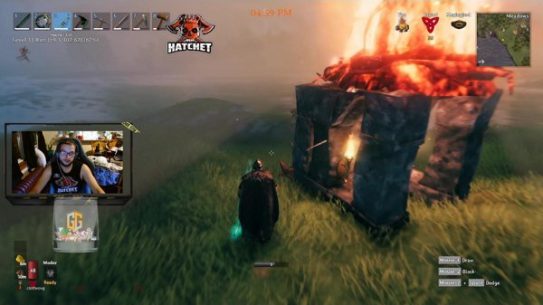 Within the GG server hanging out farming and building.. likely gonna die if that what you have interaction to bear in mind !! lol