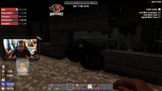 Taking half in In  Aggys server with Aggy and JohnnyKaos89  and others