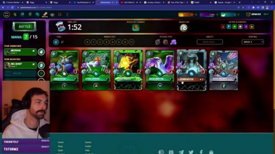 Kick back Tuesday… Splinterlands dailies then TFT ranked !giveaway !discord