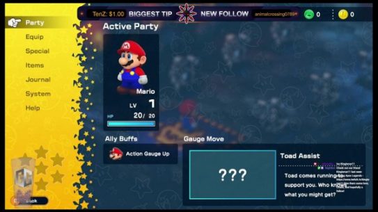 Return of the Mack, I indicate Mario