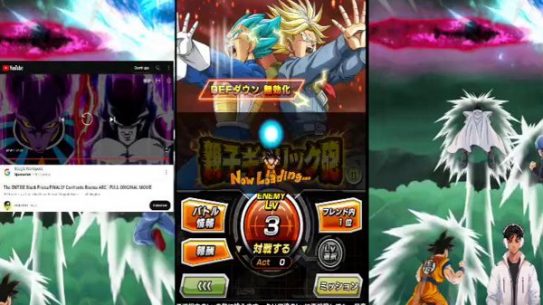 Dragon Ball Z : Dokkan Battle. Farm ds & Crimson Zone Staff Unique Gogeta & broly !!!