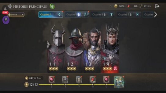 King Arthur: Legends Upward push. Histoire Predominant difficile chapitre 1 & PvP.